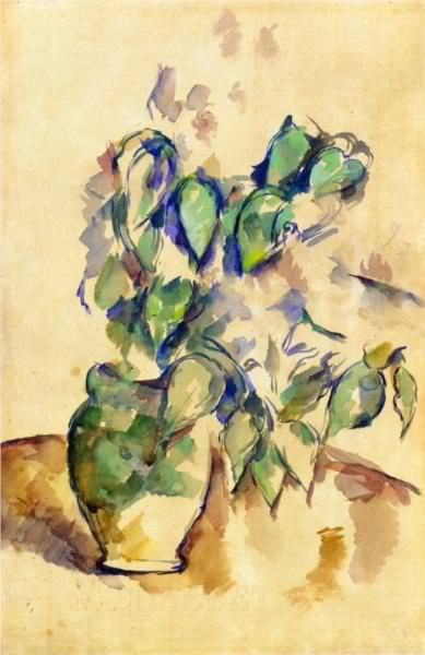 ArtWork1/Famous Painters/Paul Cézanne Leaves in a green pot.jpg